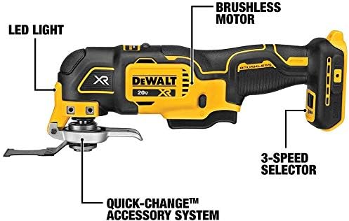 DEWALT 20V MAX Power Tool Combo Kit, 4-Tool Cordless Power Tool Set with 2 Batteries and Charger (DCK444C2) - Image 4