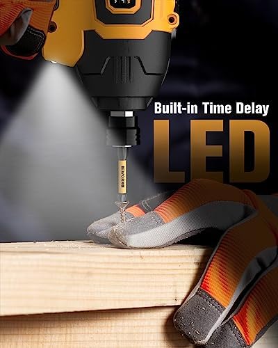 EWORK Cordless Drill and Impact Driver Set, 12V Compact Brushless 1/4 Impact Driver 3/8 Power Drill Cordless with (2) 2.0Ah Battery, Fast Charger, Tool Bag, Electric Drill Driver Power Tool Combo Kits - Image 6