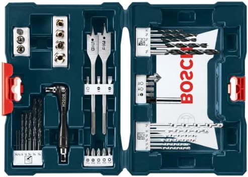 BOSCH CLPK22-120 12V Max Cordless 2-Tool 3/8 in. Drill/Driver and 1/4 in. Impact Driver Combo Kit with 2 Batteries, Charger and Case & Bosch MS4041 41-Piece Drill and Drive Bit Set - Image 5