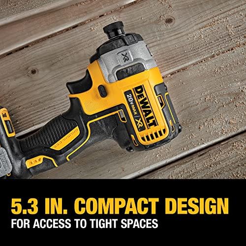 DEWALT 20V MAX Hammer Drill and Impact Driver, Cordless Power Tool Combo Kit with 2 Batteries and Charger (DCK299P2) - Image 8