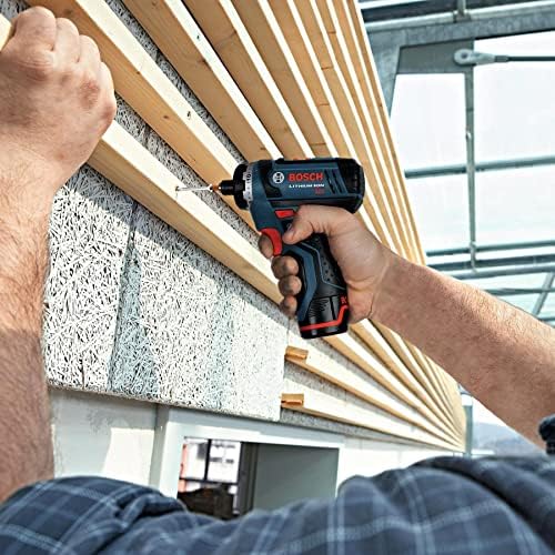 Bosch PS21-2A 12V Max 2-Speed Pocket Driver Kit with 2 Batteries, Charger and Case , Blue - Image 5