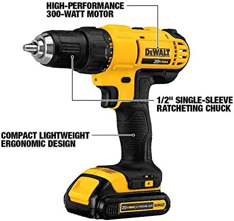 DEWALT 20V MAX Power Tool Combo Kit, 4-Tool Cordless Power Tool Set with 2 Batteries and Charger (DCK444C2) - Image 2
