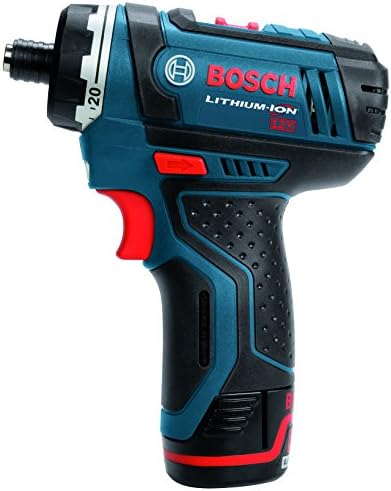 Bosch PS21-2A 12V Max 2-Speed Pocket Driver Kit with 2 Batteries, Charger and Case , Blue - Image 3