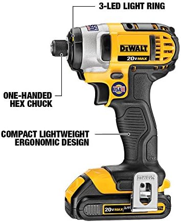 DEWALT 20V MAX Power Tool Combo Kit, 4-Tool Cordless Power Tool Set with 2 Batteries and Charger (DCK444C2) - Image 3