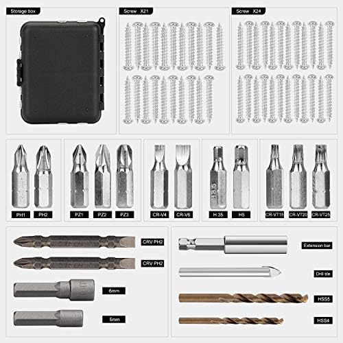 GALAX PRO 12V Light Weight Cordless Drill Driver with Work Light, Max Torque 18N.m, 3/8 Inch Keyless Chuck, 17+1 Position, Single Speed 0-800RPM, Streamlined Design - Image 2